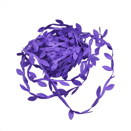 10 Meter Seidenblattförmige künstliche grüne Blätter für Dekoration, DIY-Kranz, Geschenk, Scrapbooking, Basteln